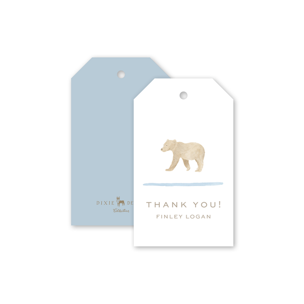 Champagne and Rosé Floral Thank You Gift Tags– Dogwood Hill