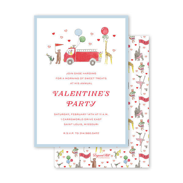 Puppy Party Valentine Invitation Envelopes– Dogwood Hill