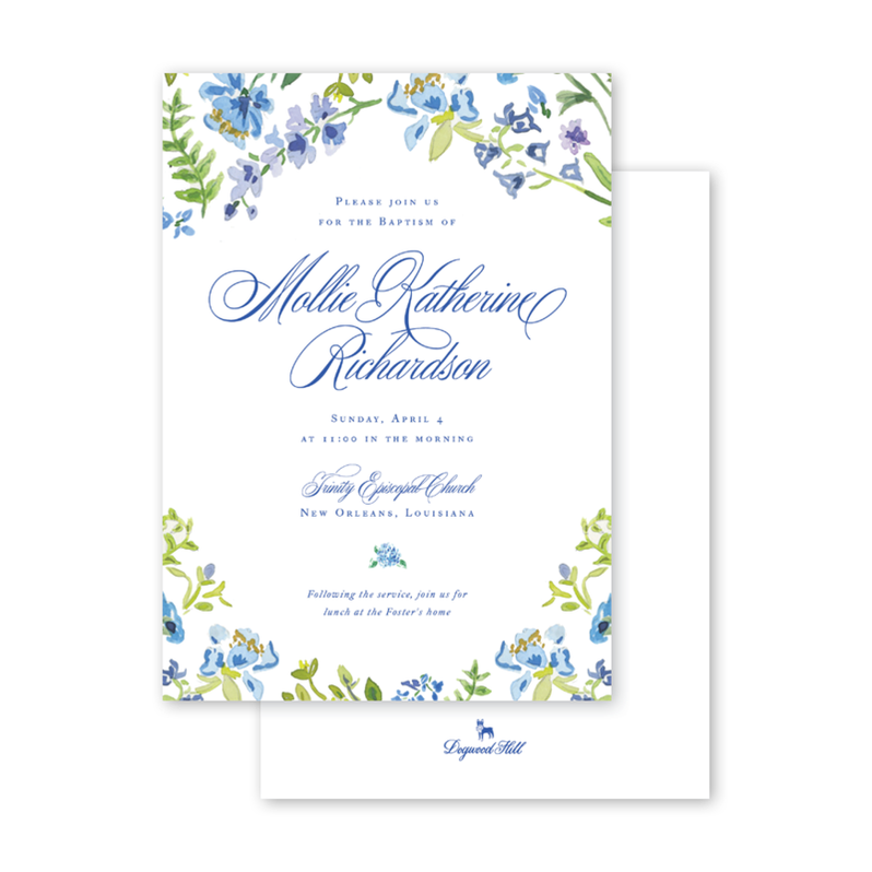 Customizable Baptism Announcement Cards for Baby & Kids– Dogwood Hill