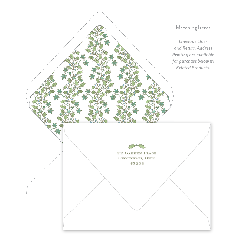 Holly and Ivy Blue Holiday Gift Tags– Dogwood Hill