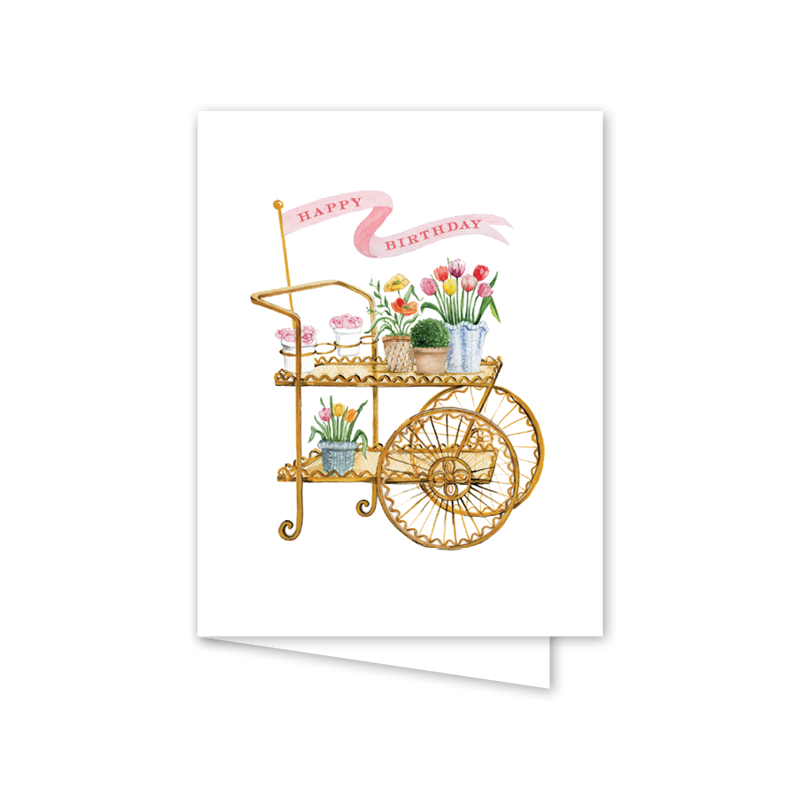 Flower Cart Birthday Card– Dogwood Hill
