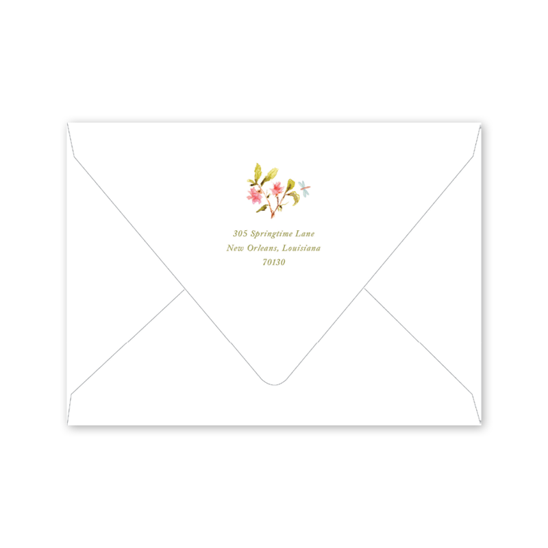 Bombay Floral Baby Shower Envelopes